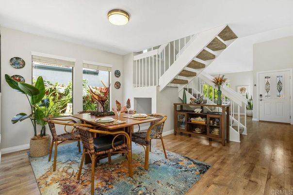 Dining room, Interior, Wood Texture Flooring
