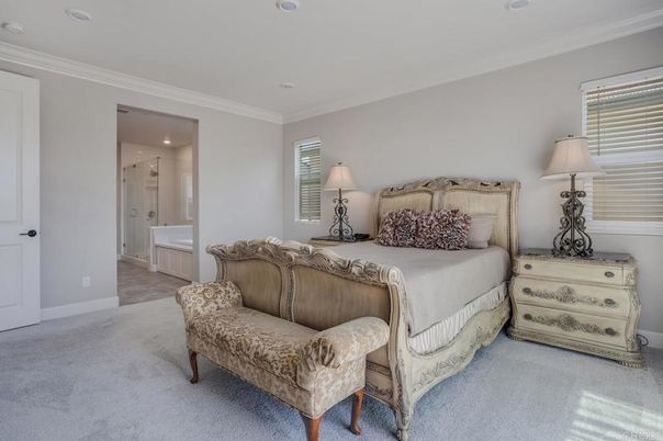 Bedroom, Interior, Recessed Lighting