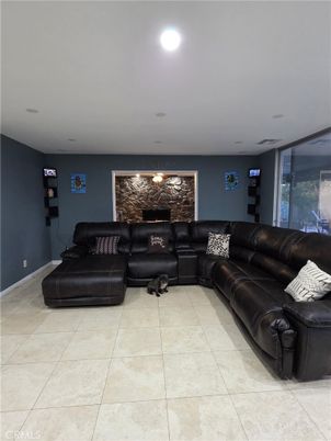 Interior, Living room, Recessed Lighting