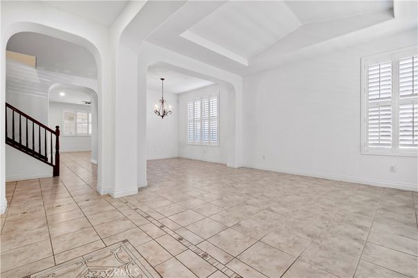 Chandelier, Empty room, Interior