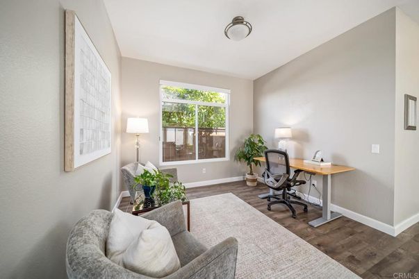 Home Office, Interior, Wood Texture Flooring