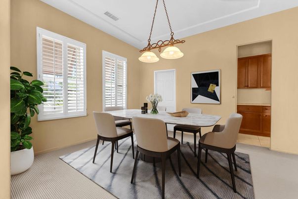 Dining room, Interior, Pendant Lights