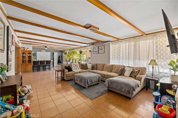 Interior, Living room, Wooden Beams