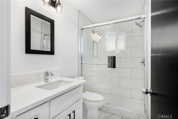 Bathroom, Glass Shower, Interior, Marble