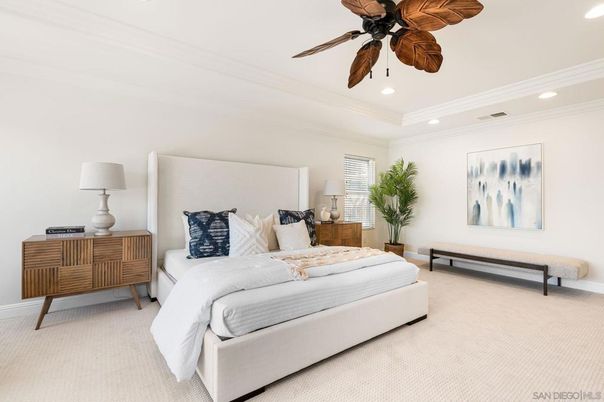 Bedroom, Interior, Recessed Lighting