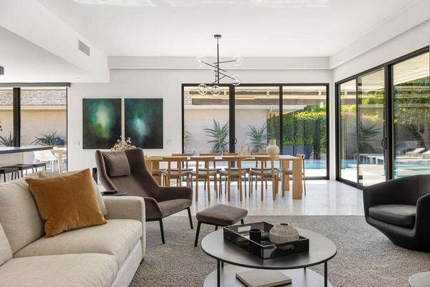 Dining room, Interior, Living room, Pendant Lights