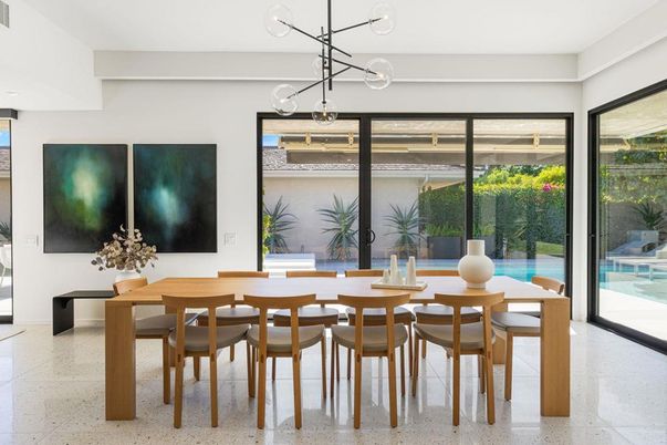 Dining room, Interior, Pendant Lights