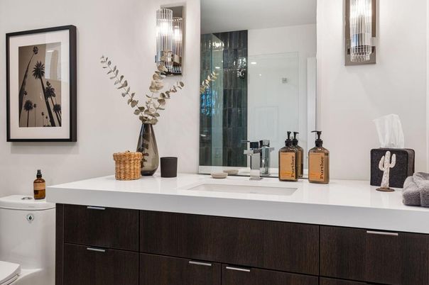 Bathroom, Glass Shower, Interior