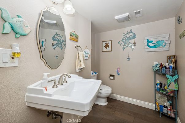 Bathroom, Interior, Wood Texture Flooring