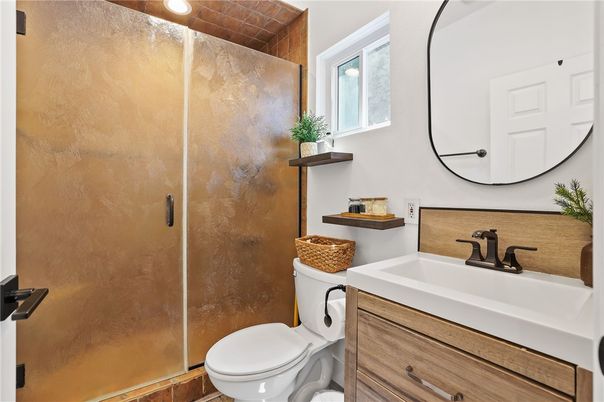 Bathroom, Glass Shower, Interior