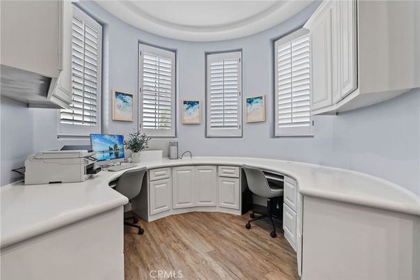 Home Office, Interior, Wood Texture Flooring