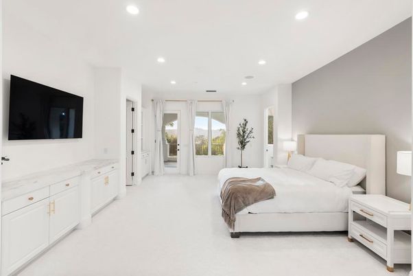 Bedroom, Interior, Recessed Lighting