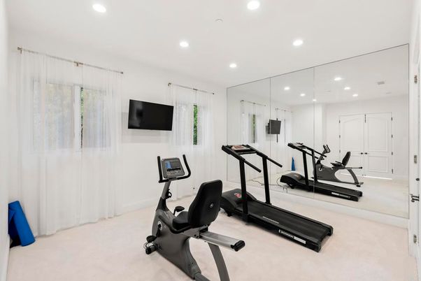 Fitness Equipment, Interior, Recessed Lighting