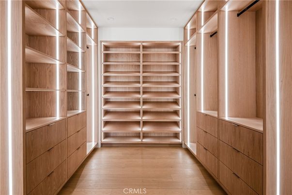 Interior, Walk-in Closets, Wood Texture Flooring