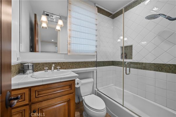 Bathroom, Glass Shower, Interior, Tile Countertops