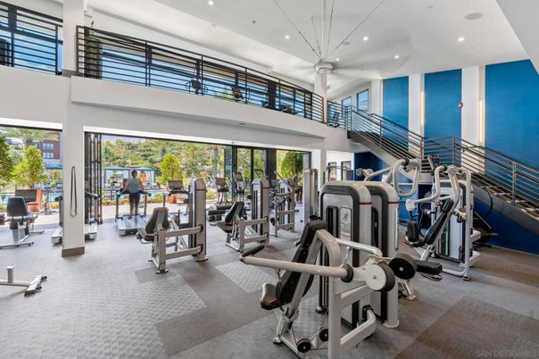 Fitness Equipment, Gym, Interior, Pendant Lights, Recessed Lighting