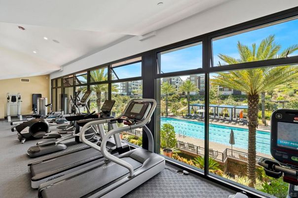 Fitness Equipment, Gym, Interior, Recessed Lighting