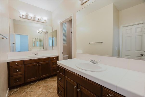 Bathroom, Dual Sink Vanities, Interior, Tile Countertops