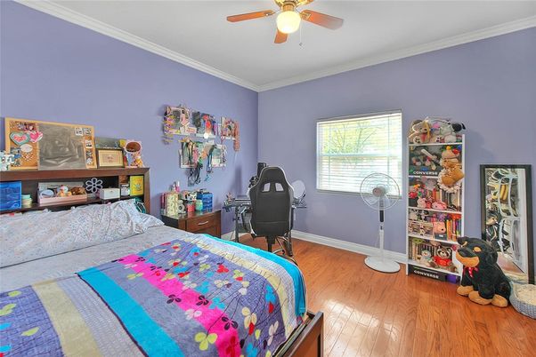 Bedroom, Home Office, Interior, Wood Texture Flooring