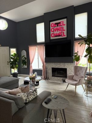 Fireplace, Interior, Living room, Wood Texture Flooring