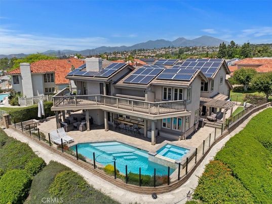 Exterior, Pool, Solar Panels