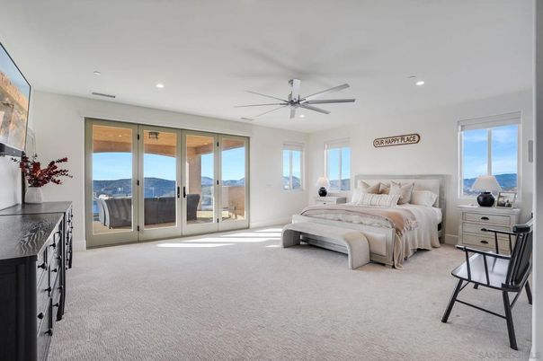 Bedroom, Interior, Recessed Lighting, Water