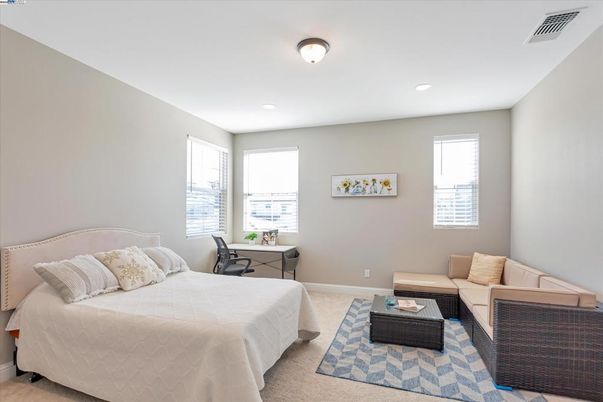 Bedroom, Interior, Recessed Lighting
