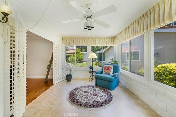 Interior, Sun Room, Wood Texture Flooring