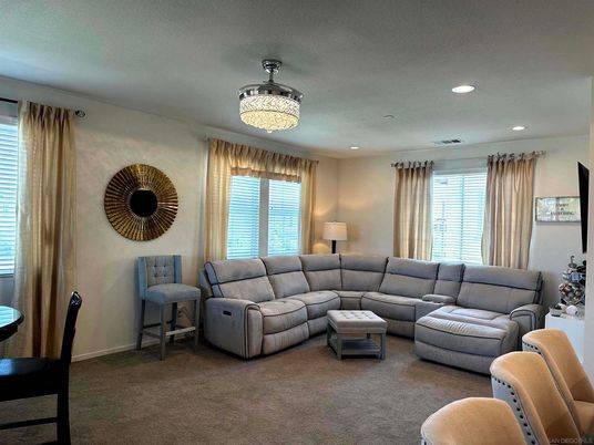 Chandelier, Interior, Living room, Recessed Lighting