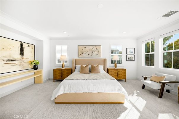 Bedroom, Interior, Recessed Lighting