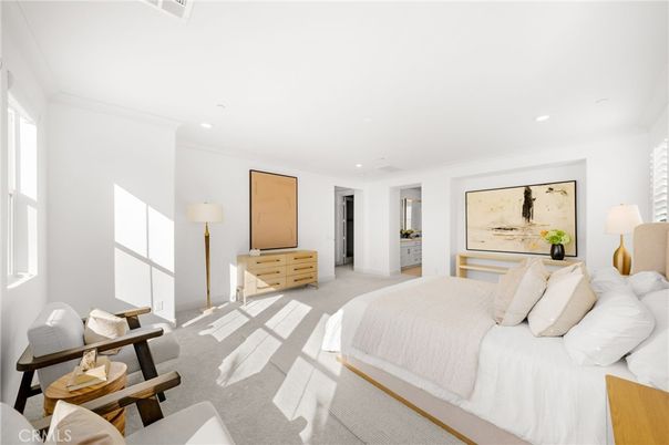 Bedroom, Interior, Recessed Lighting