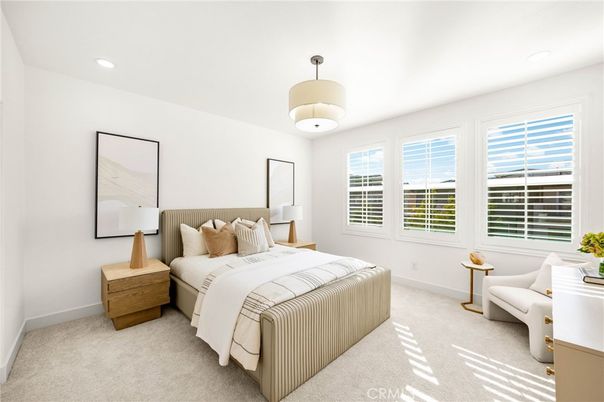 Bedroom, Interior, Recessed Lighting