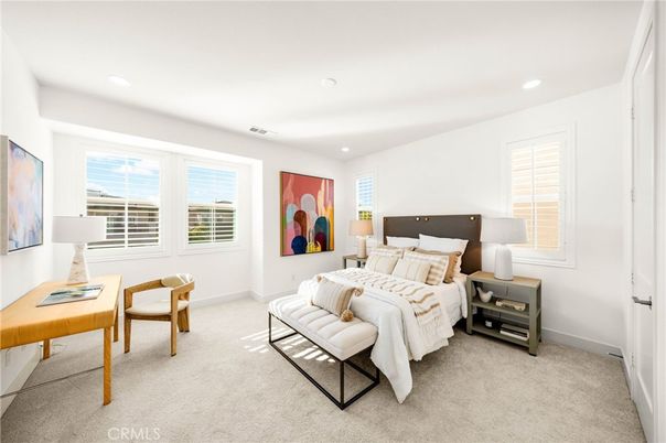 Bedroom, Interior, Recessed Lighting