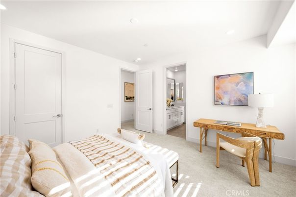 Bedroom, Home Office, Interior, Recessed Lighting