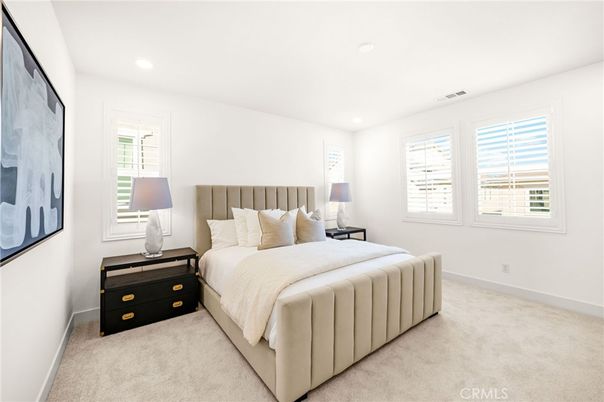 Bedroom, Interior, Recessed Lighting