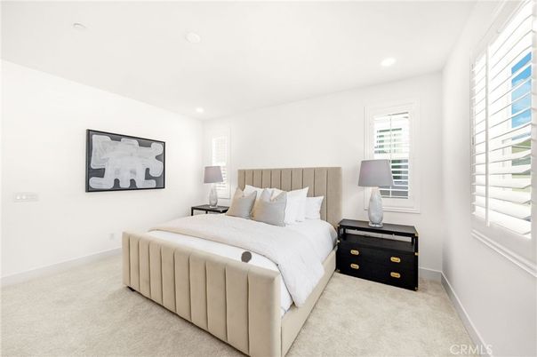 Bedroom, Interior, Recessed Lighting