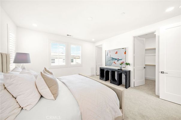 Bedroom, Interior, Recessed Lighting