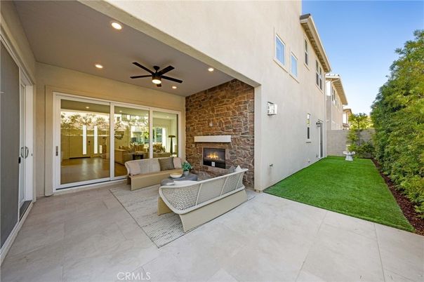 Backyard, Exterior, Fireplace