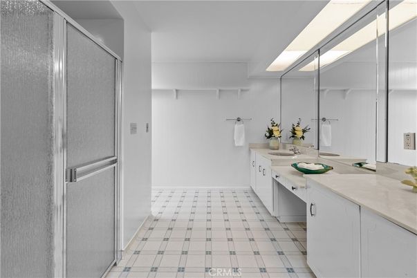Bathroom, Dual Sink Vanities, Glass Shower, Interior
