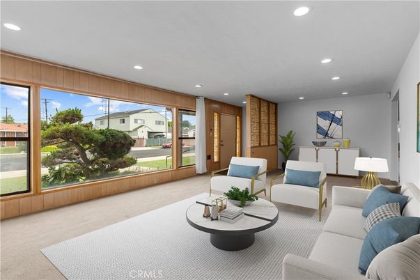 Interior, Living room, Recessed Lighting