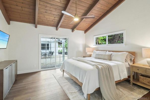 Bedroom, Interior, Wooden Beams, Wooden Ceilings, Wood Texture Flooring