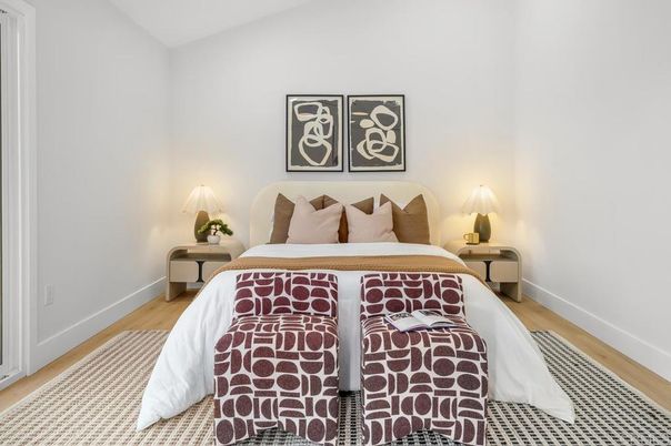 Bedroom, Interior, Wood Texture Flooring