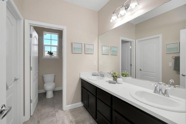 Bathroom, Dual Sink Vanities, Interior, Marble