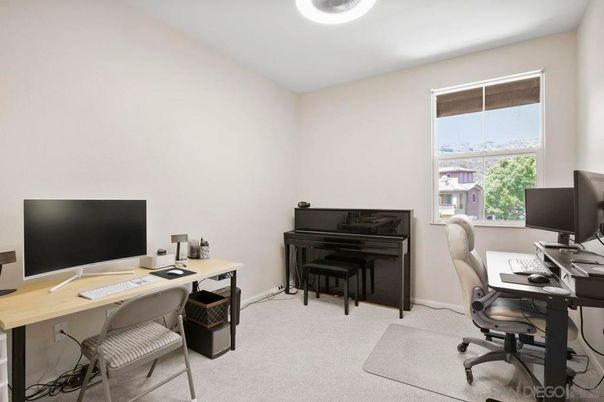 Home Office, Interior, Piano