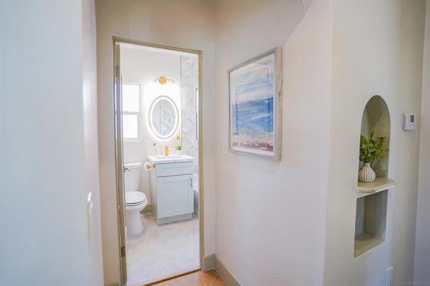 Bathroom, Interior, Wood Texture Flooring