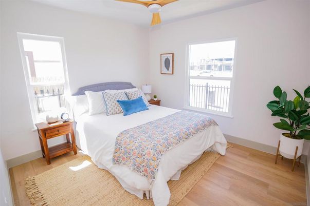 Bedroom, Interior, Wood Texture Flooring