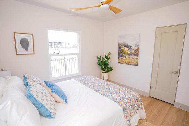 Bedroom, Interior, Wood Texture Flooring