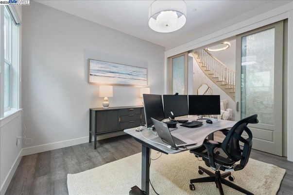 Home Office, Interior, Wood Texture Flooring