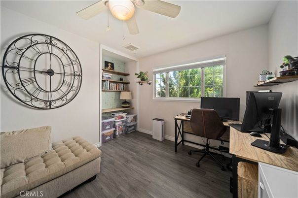 Home Office, Interior, Wood Texture Flooring