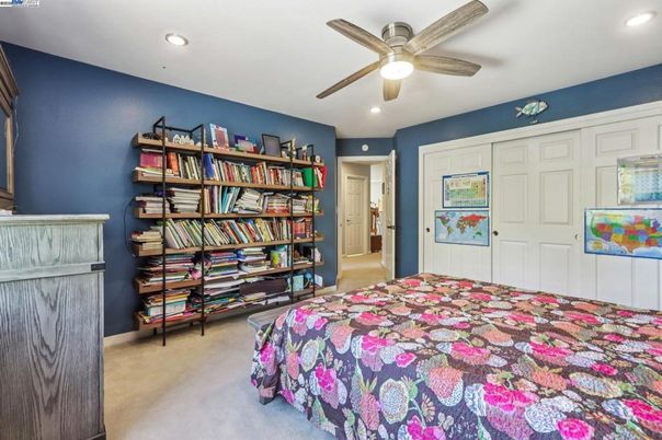 Bedroom, Interior, Recessed Lighting